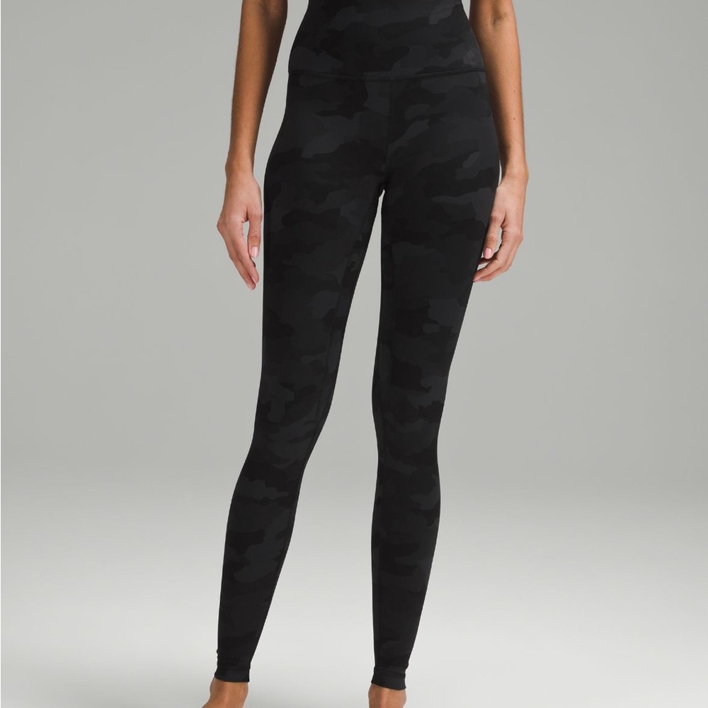 Black camo lululemon leggings
